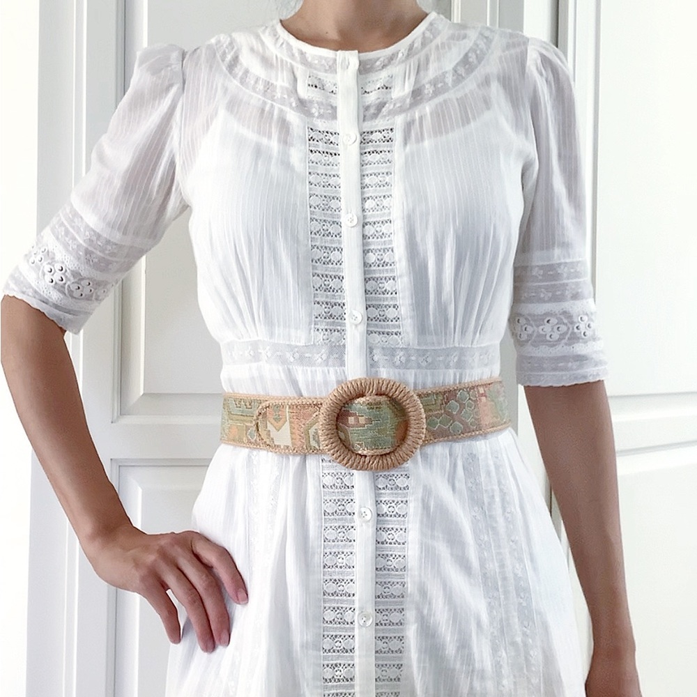 Stunning Jacquard Fabric Belt - Picture 9 of 11